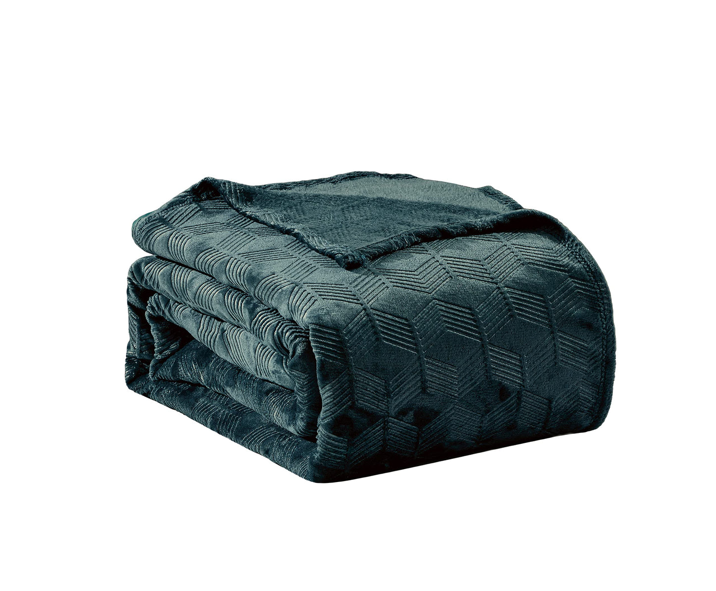 Ultra Plush by Decor&More Amrani Chevron Arrow Jacquard Microplush Blanket