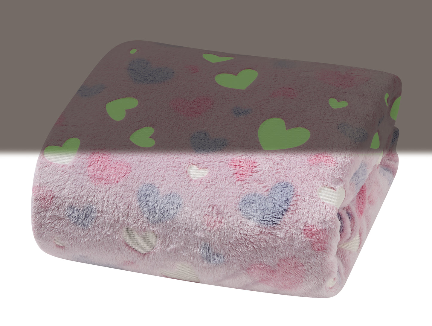 Faith, Hope, Love Home Décor Ultra Plush Cosmic Glow In The Dark Throw Blanket