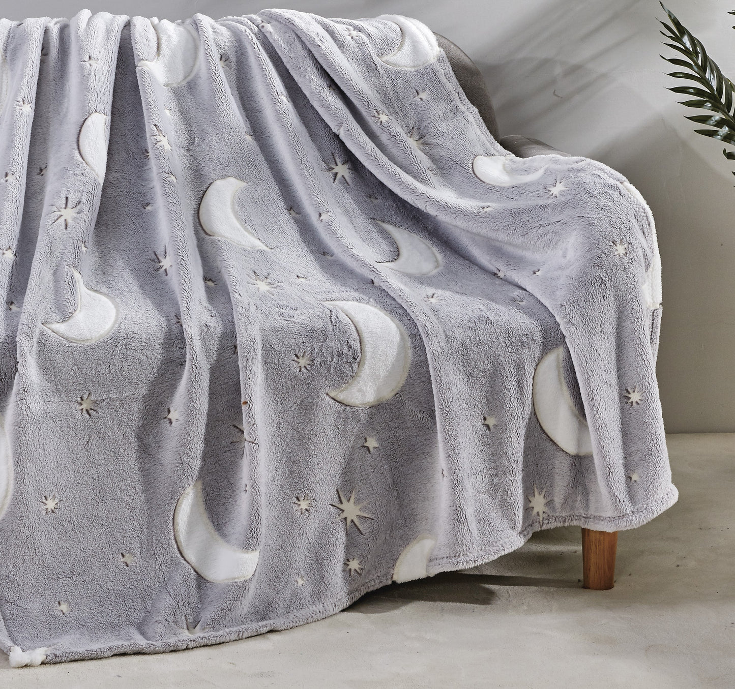 Faith, Hope, Love Home Décor Ultra Plush Cosmic Glow In The Dark Throw Blanket