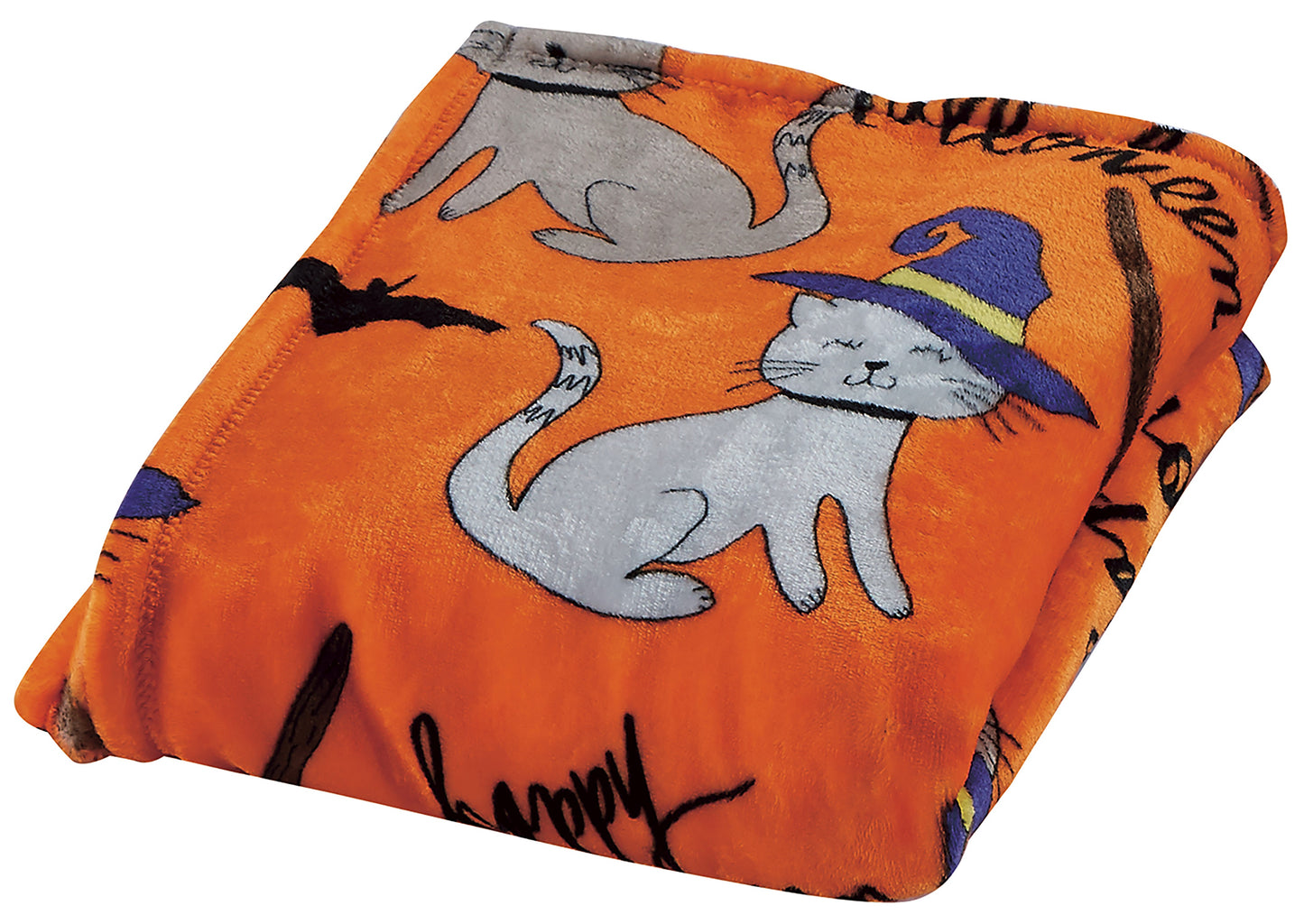 Happy Halloween Microplush Throw Blanket (50 X 60 Inch) - Pumpkins
