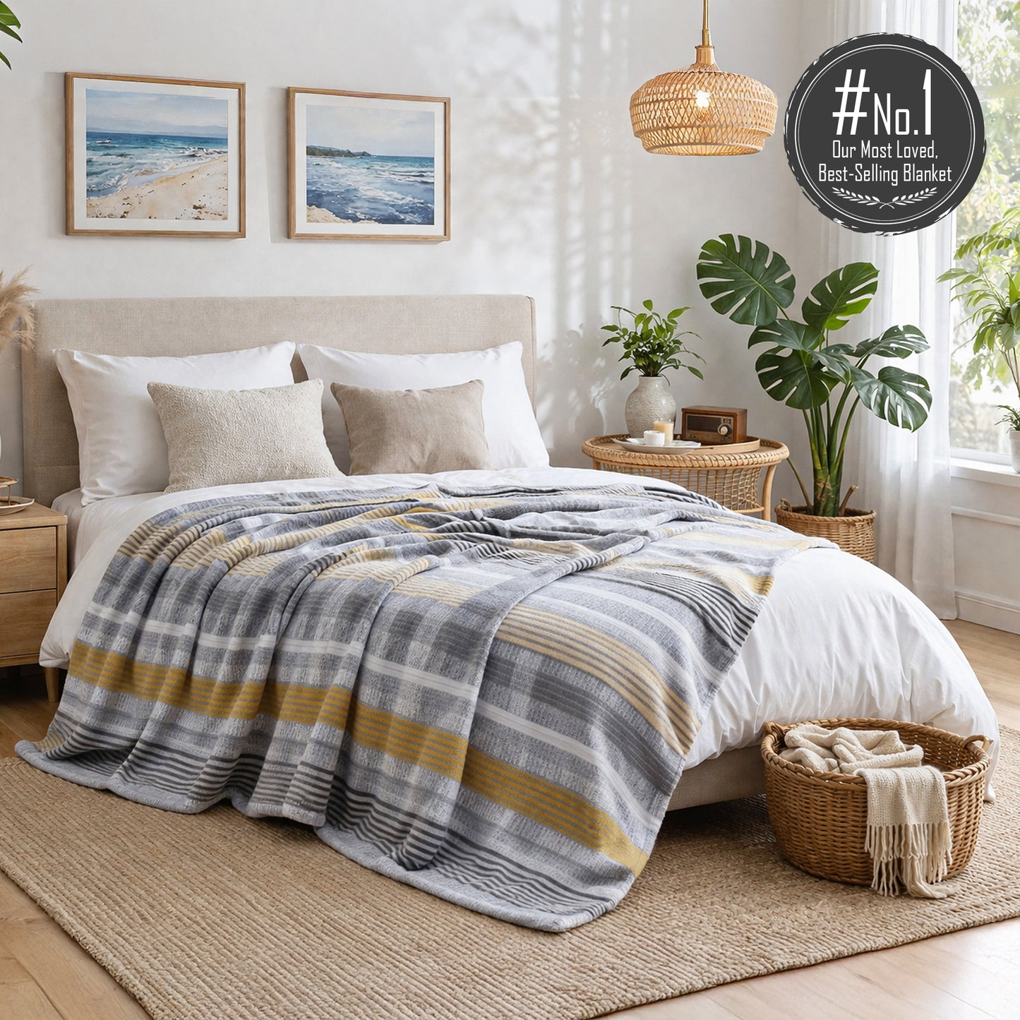 Faith, Hope, Love Home Decor Extra Heavy And Plush Throw Blanket