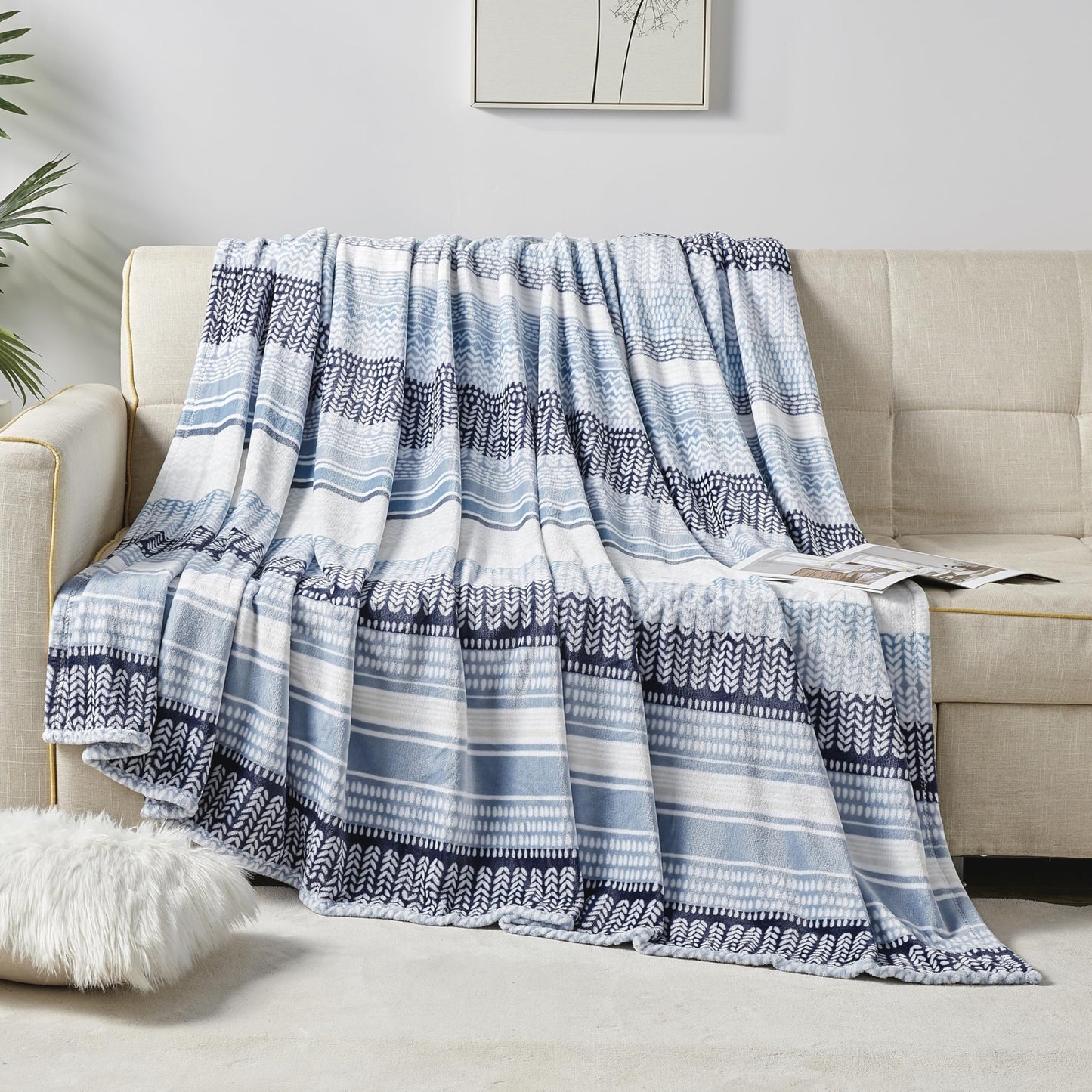 FAITH, HOPE, LOVE HOME DÉCOR Amor Eterno Heart Throw Blanket – Ultra Plush 50" x 60" Sherpa Fleece, Alaska Taupe, Soft Cozy Decorative Heart Throw for Bed & Sofa