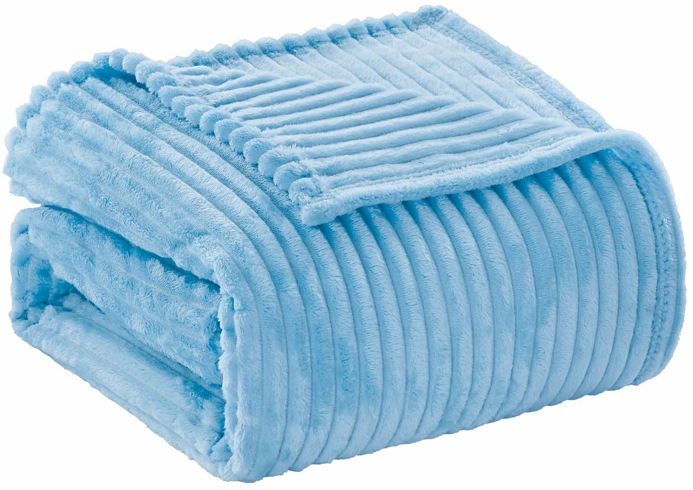 Striata Ribbed Corduroy Blanket – Ultra-Soft Plush Bed Blanket – Queen 90" x 90", King 108" x 90" – Multiple Colors