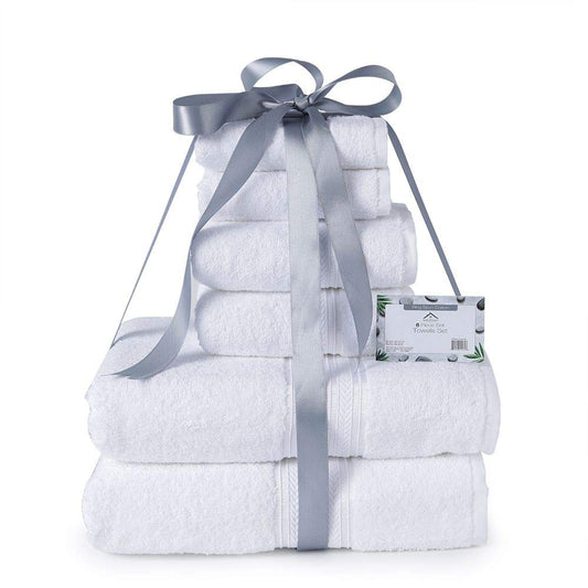 Faith, Hope, Love Home Decor Bathessentials 100% Cotton Extra Heavy 6 Piece Bath Towel Set