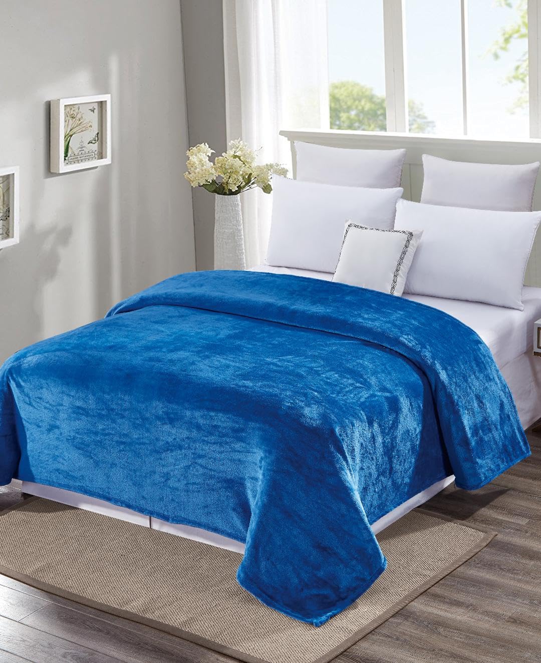 Faith, Hope, Love Home Decor Ultra Lush Twin Size Solid Microplush Blanket