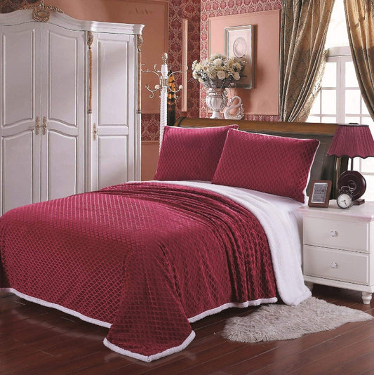 Decor&More Home Essentials Mermaid Oversized Sherpa Blanket