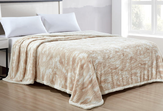 Faith, Hope, Love Home Decor King Size Alaska Faux Fur Sherpa Blanket
