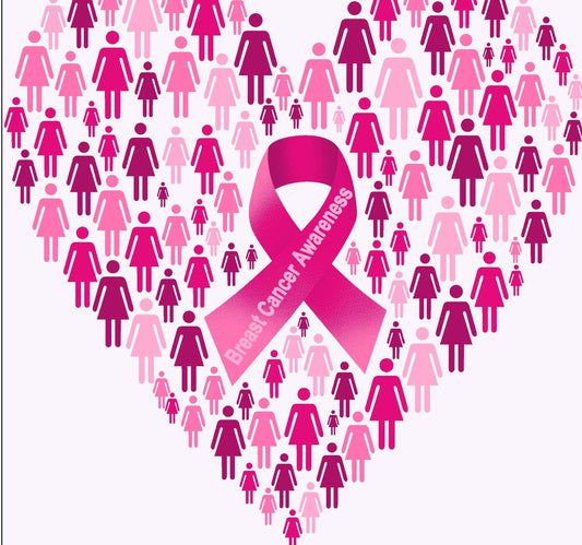 Faith, Hope, Love Home Decor Together We Rise Breast Cancer Awareness Heart Throw Blanket - Pinktober