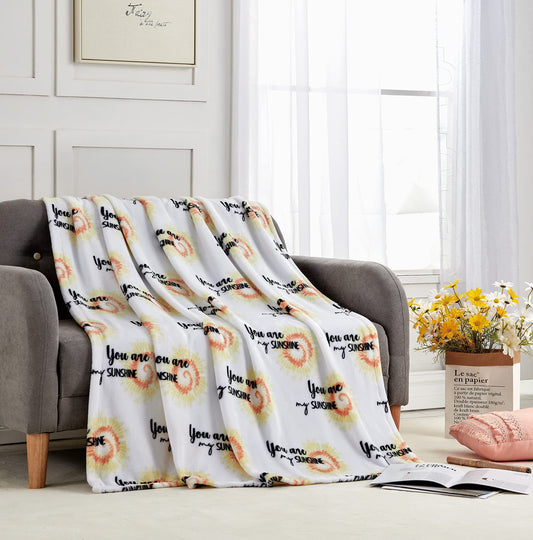 Decor&More Summertime Fun by Decor&More Extra Soft Throw Blanket (50 x 70) - My Sunshine, MySunshineThrow