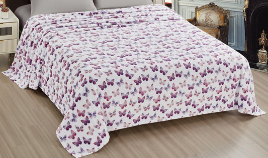 Faith, Hope, Love Home Decor Oversized Rose Butterfly Blanket