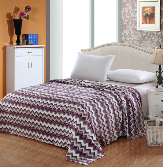 Faith, Hope, Love Home Decor Ultra Lush King Size Zebra Microplush Blanket