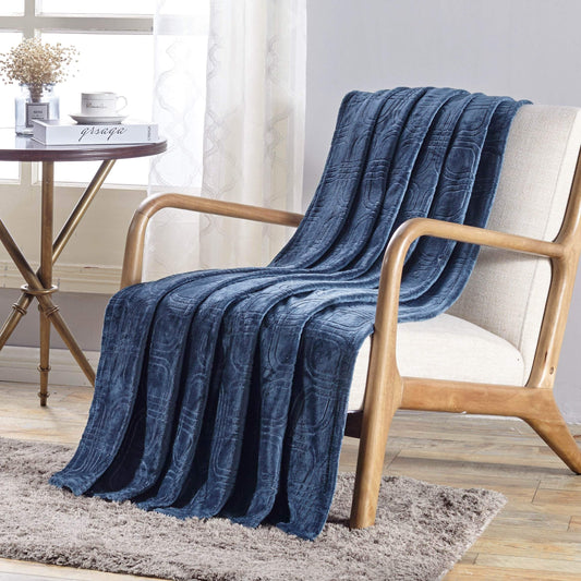 Faith, Hope, Love Home Decor Mariposa Embossed Ultra Lush Throw Blanket