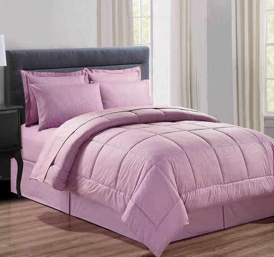 Faith, Hope, Love Home Decor Chateau Collection 8 Piece Bed In A Bag Down Alternative Comforter Set