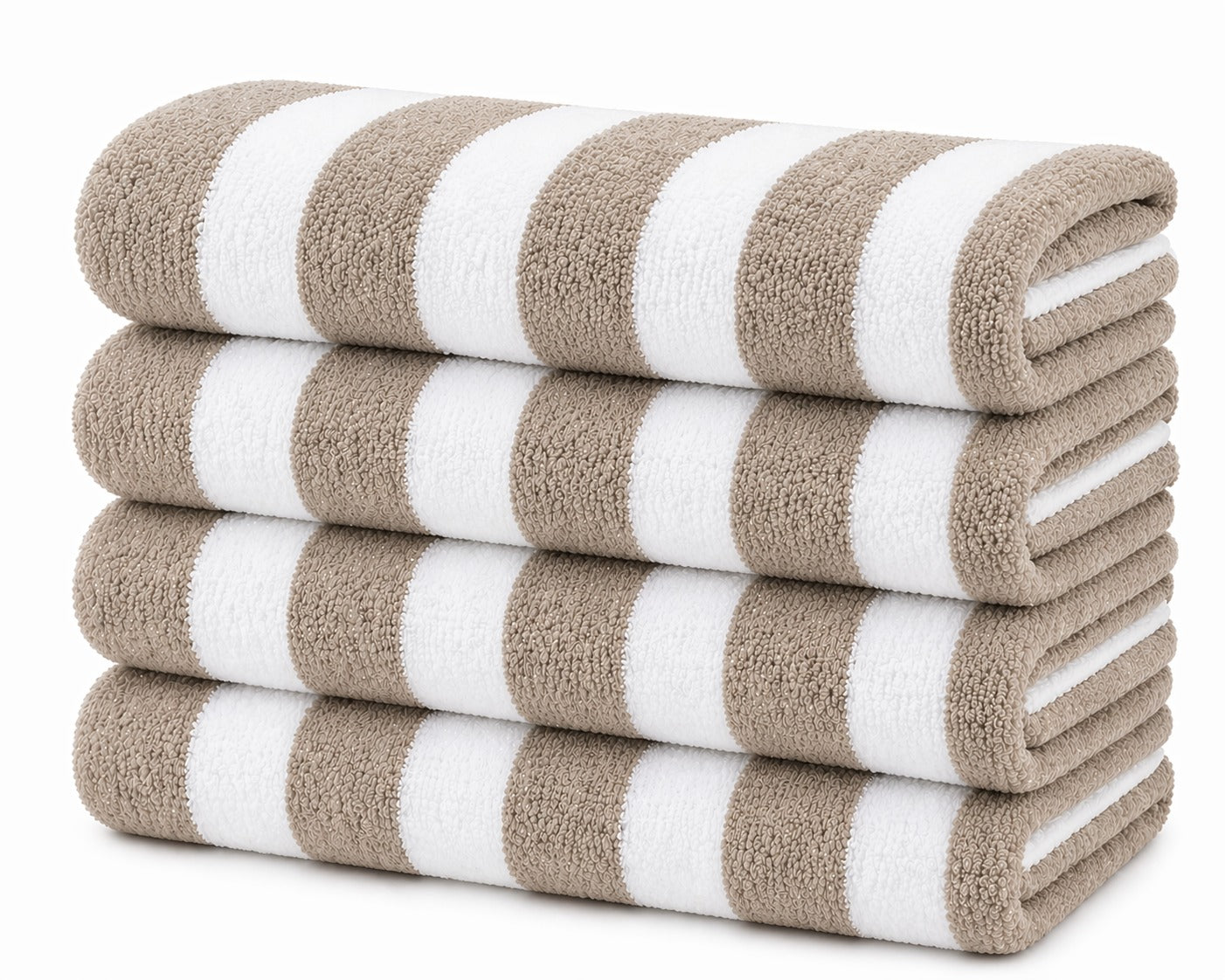 FAITH, HOPE, LOVE HOME DÉCOR CABANA Stripe Beach Towels, Oversized 36x66 Cotton Towels, Soft Absorbent Quick Dry Pool Towels for Beach, Bath, Pool, Spa
