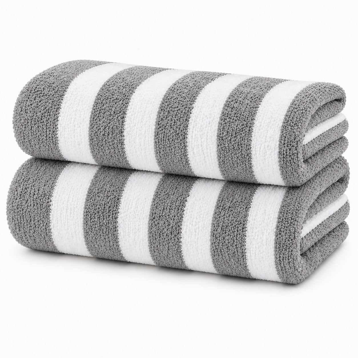 FAITH, HOPE, LOVE HOME DÉCOR CABANA Stripe Beach Towels, Oversized 36x66 Cotton Towels, Soft Absorbent Quick Dry Pool Towels for Beach, Bath, Pool, Spa