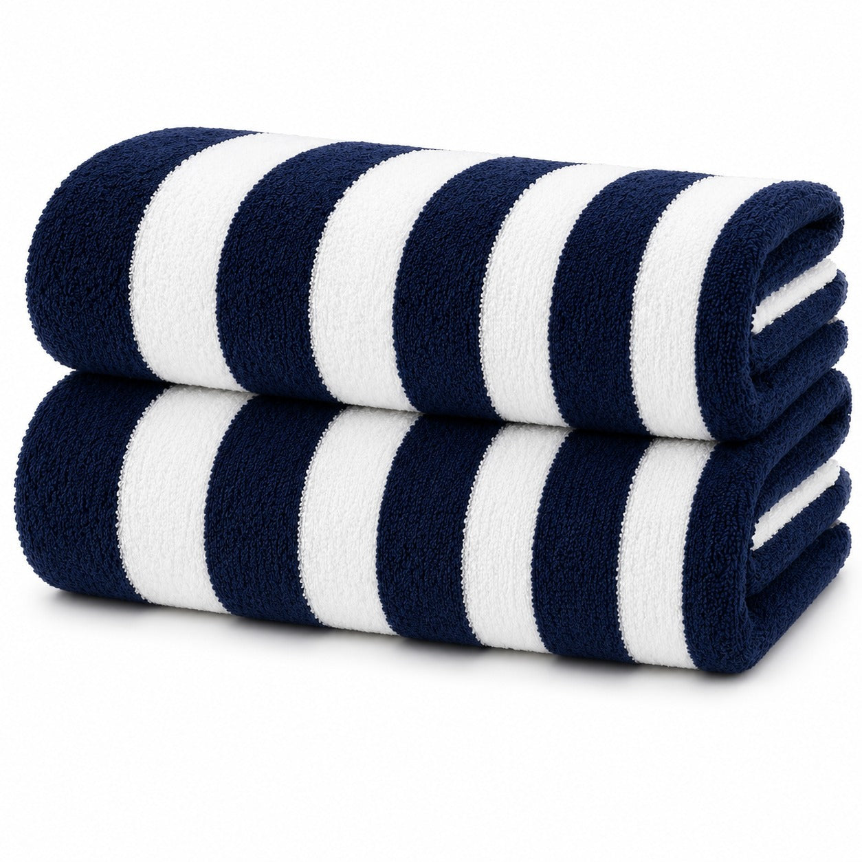 FAITH, HOPE, LOVE HOME DÉCOR CABANA Stripe Beach Towels, Oversized 36x66 Cotton Towels, Soft Absorbent Quick Dry Pool Towels for Beach, Bath, Pool, Spa