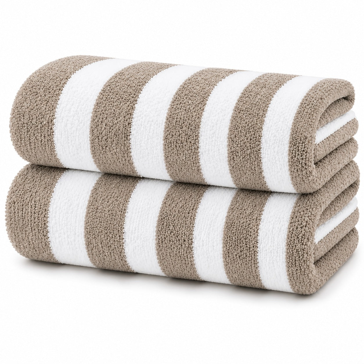 FAITH, HOPE, LOVE HOME DÉCOR CABANA Stripe Beach Towels, Oversized 36x66 Cotton Towels, Soft Absorbent Quick Dry Pool Towels for Beach, Bath, Pool, Spa