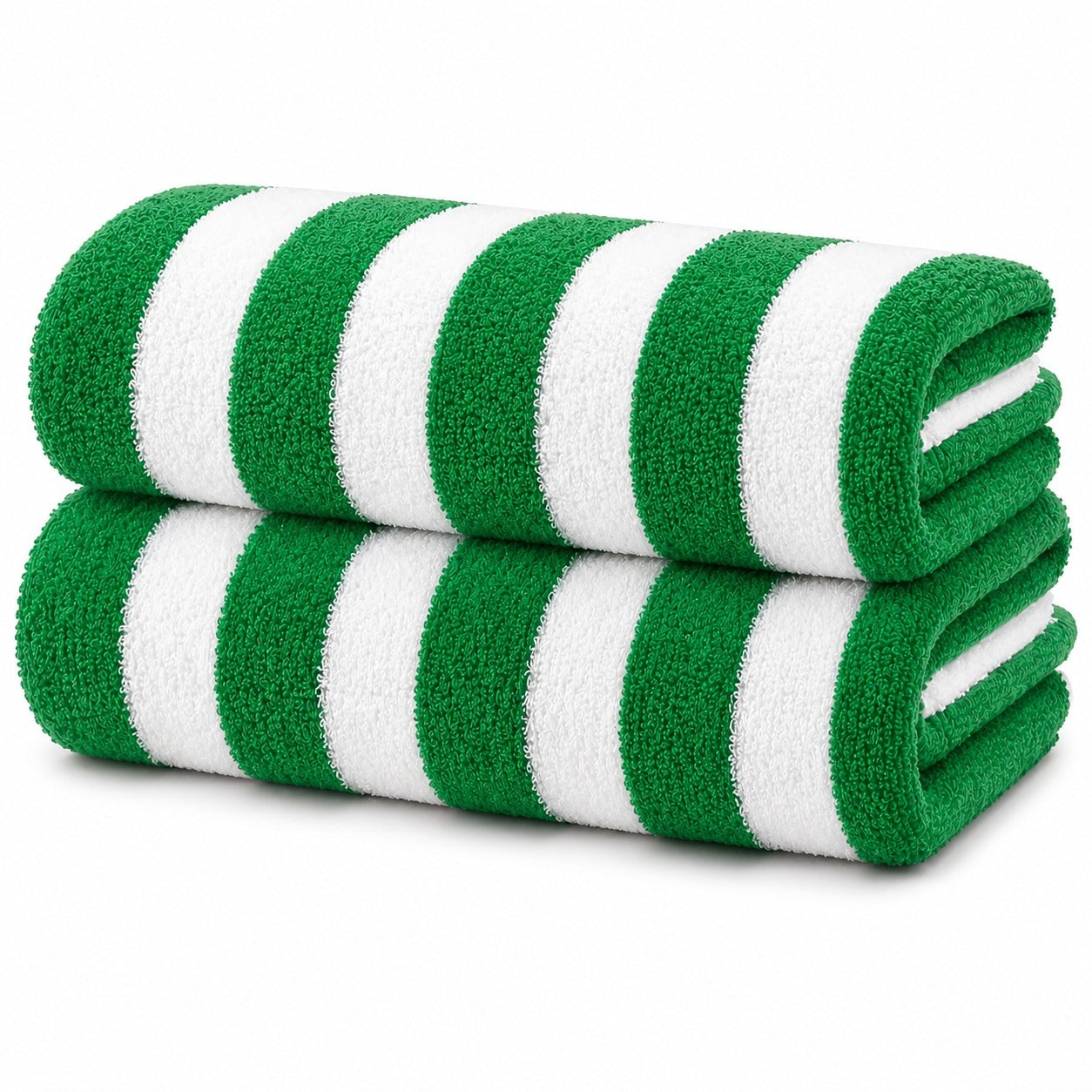 FAITH, HOPE, LOVE HOME DÉCOR CABANA Stripe Beach Towels, Oversized 36x66 Cotton Towels, Soft Absorbent Quick Dry Pool Towels for Beach, Bath, Pool, Spa