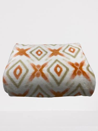 PlushElegance by Decor&More Extra Soft Oversized Throw Blanket (50" x 70") - Idris Geometric