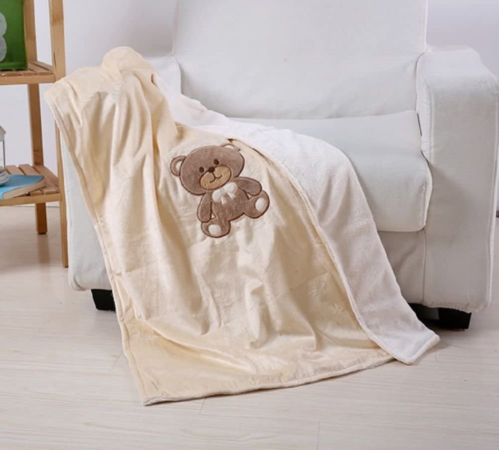 Soft Fuzzy Hypoalergenic Microplush Baby Blanket (40" x 30")