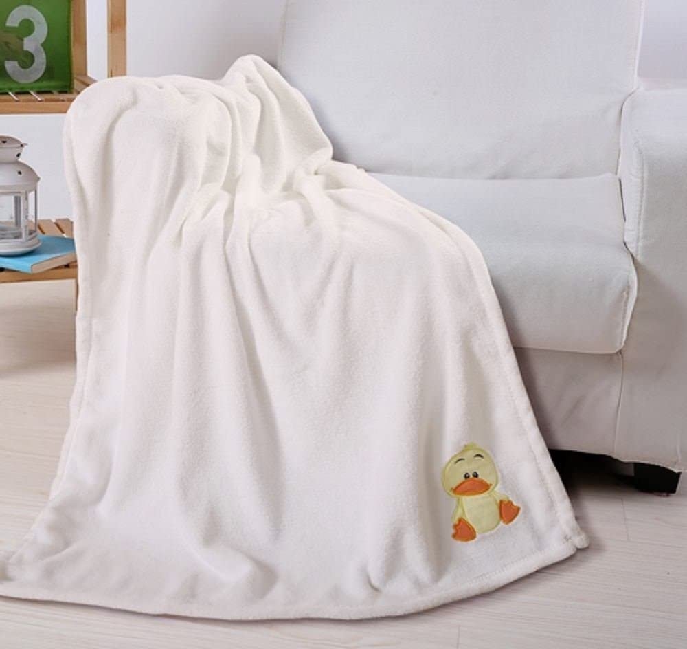 Soft Fuzzy Hypoalergenic Microplush Baby Blanket (40" x 30")