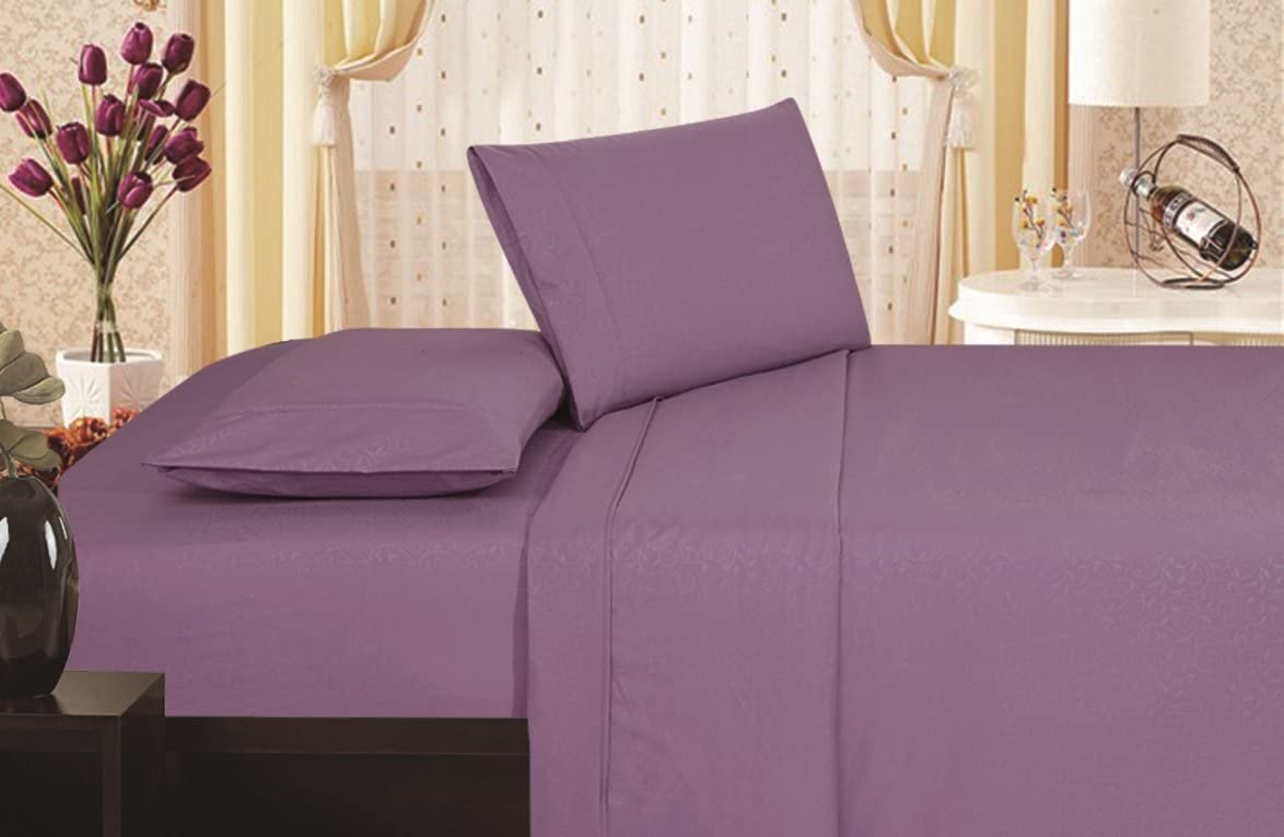 Décor&More 1800 Series Vine Embossed Sheet Set