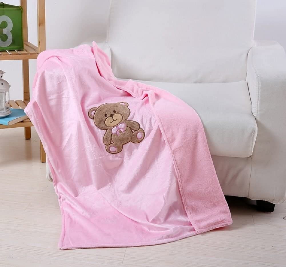 Soft Fuzzy Hypoalergenic Microplush Baby Blanket (40" x 30")