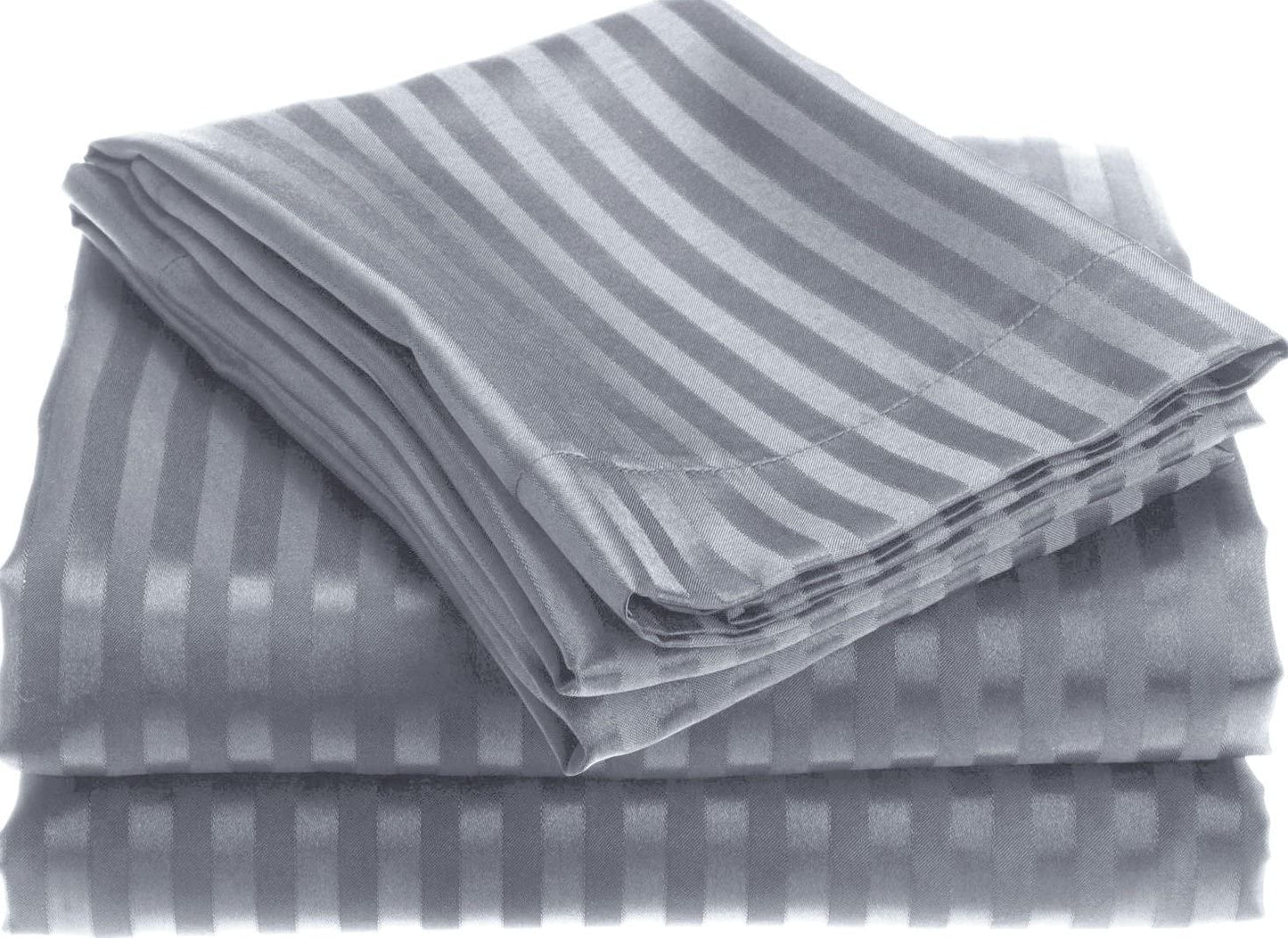 NobleHouse 1800 Series Wrinckle Resistant Embossed Stripe Sheet Set