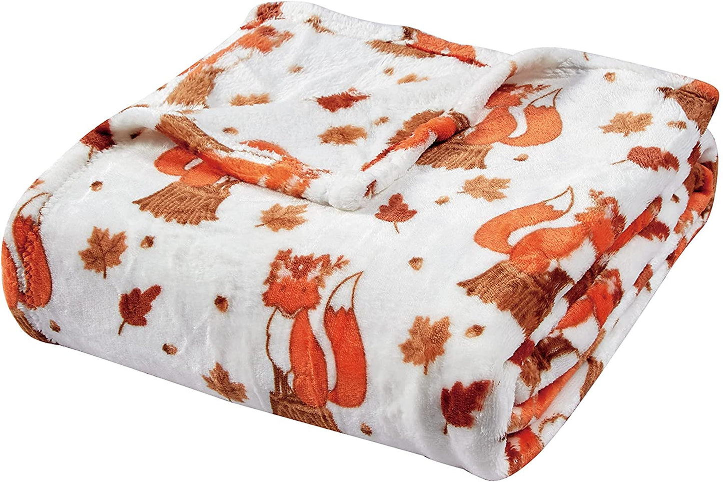 Décor&More Happy Halloween Microplush Throw Blanket (50" x 60")