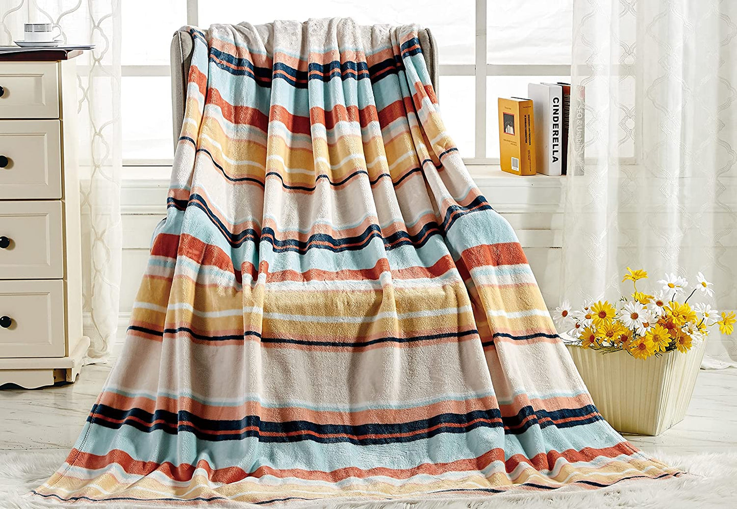 Oversized Luxe Plush Throw Blanket (50" x 70")